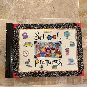 School pictures scrap book
